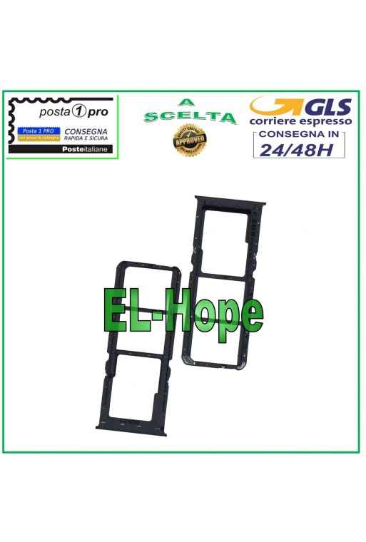 Compartiment pour carte SIM et SD pour OPPO A52, CH2061, CPH2069, PDAM10, PADM00, noir
