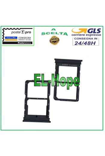 Support de chariot a' fentes pour carte SIM et SD pour Huawei Honor 20 Lite HRY-LX1T L21T Noir