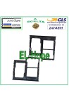Compartiment pour carte nano SIM et SD pour Samsung Galaxy A41, SM, A415, A415F, noir