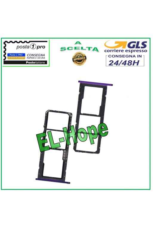 Support de carte SIM et micro SD pour HUAWEI Y6P 2020 MED-LX9 LX9N VIOLET