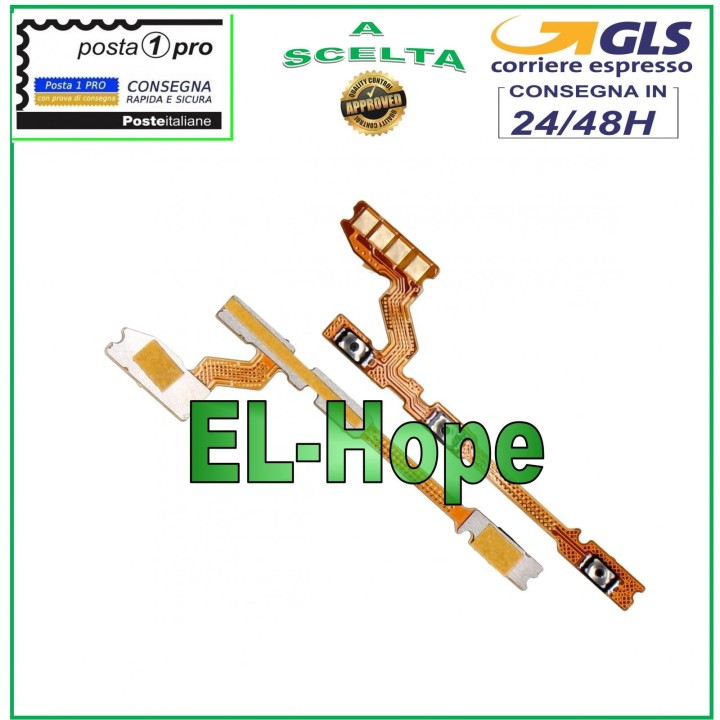 Touches late'rales plates, bouton de volume et d alimentation pour Honor X7 CMA-LX1 LX2 LX3