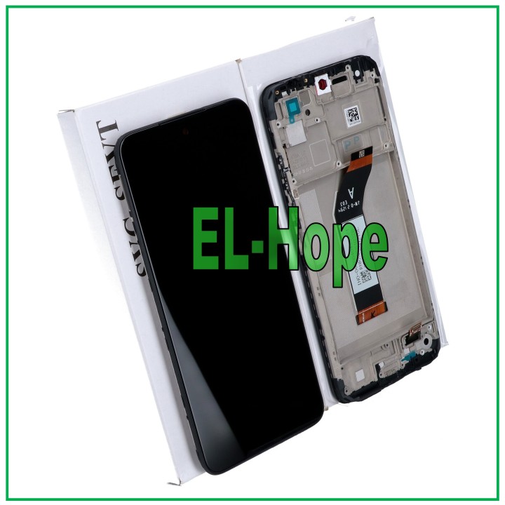 Écran LCD tactile noir avec cadre d origine pour Xiaomi Redmi 10 M21061119DG M21061119AG