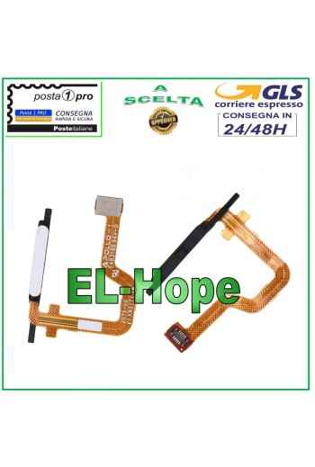 Cle' d empreinte digitale plate et flexible pour Motorola Moto G22 XT2231 XT-2231 Blanc