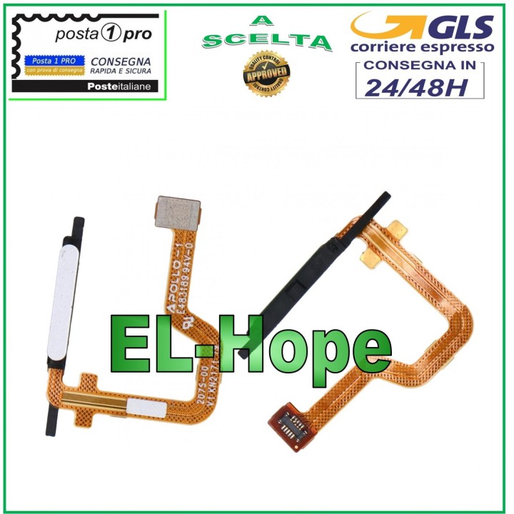 Cle' d empreinte digitale plate et flexible pour Motorola Moto G22 XT2231 XT-2231 Blanc