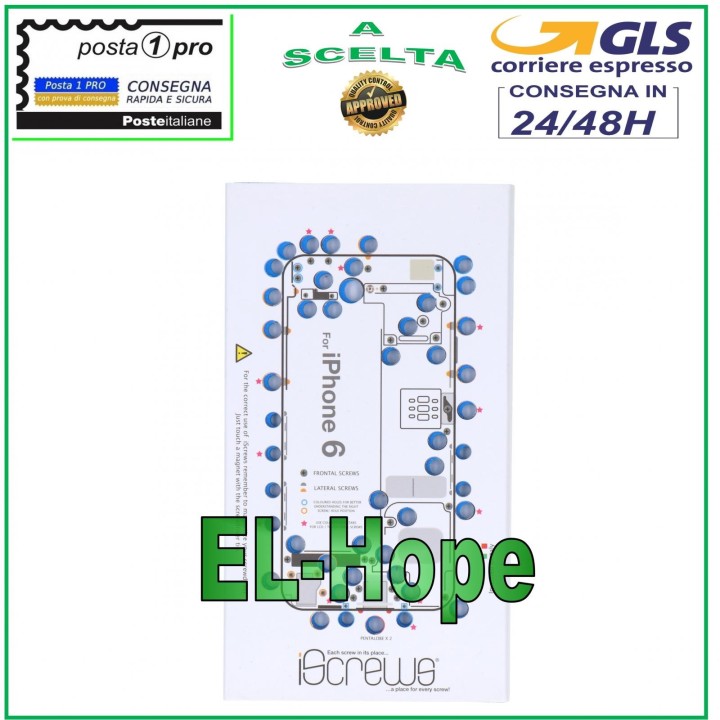 VIS CARTE VIS BOÎTIER PAD ILLUSTRÉ POUR DÉMONTAGE APPLE IPHONE 6