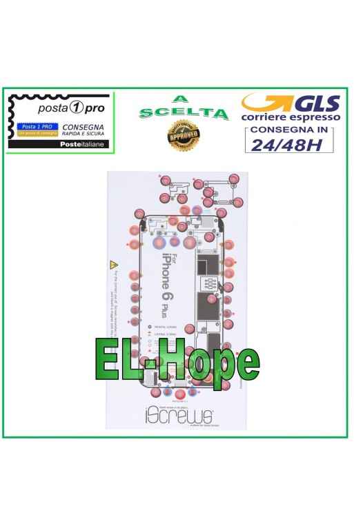 VIS CARTE VIS BOÎTIER ILLUSTRÉ POUR DÉMONTAGE APPLE IPHONE 6 PLUS