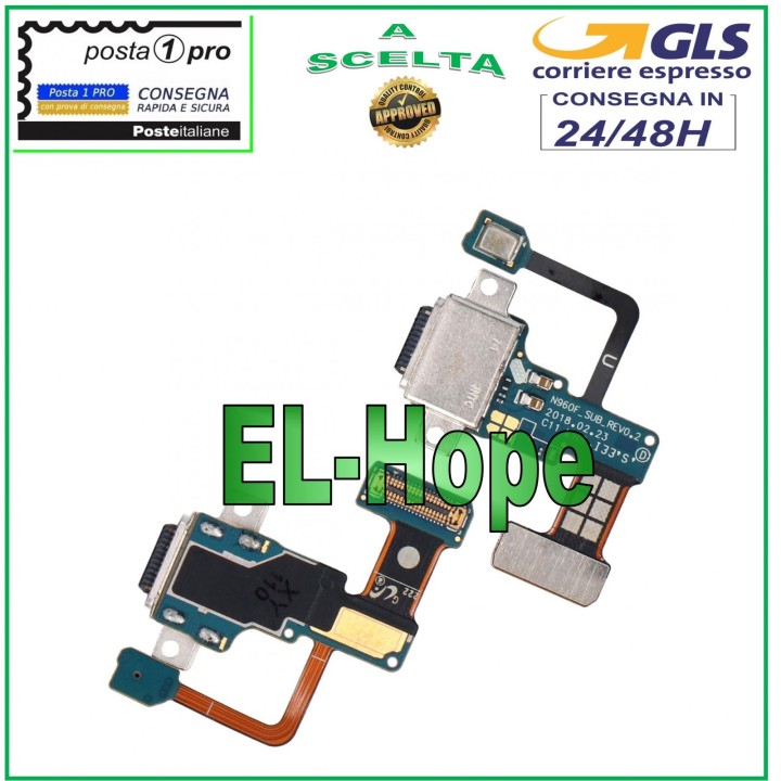 CONNECTEUR DE CHARGE SAMSUNG GALAXY NOTE 9 SM-N960F MICROPHONE STATION DE CHARGE PLATE