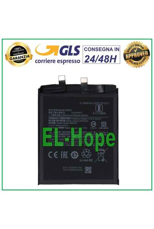 Batterie BM4X pour Xiaomi Mi 11 5G M2011K2G 4600 mAh, e'quivalente a' l originale