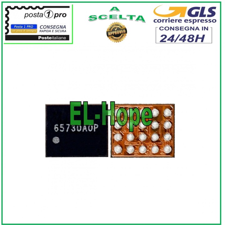 Puce IC 65730A0P U3 pour la re'paration d e'cran des iPhone 5 a' 7 Plus.