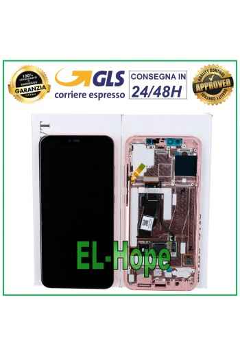 Cadre d e'cran LCD tactile d origine pour Xiaomi Mi 8 Pro, verre rose - Or rose