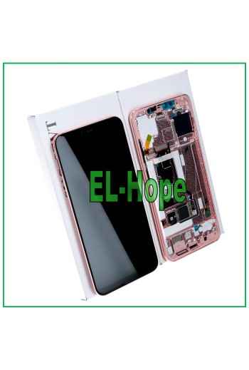 Cadre d e'cran LCD tactile d origine pour Xiaomi Mi 8 Pro, verre rose - Or rose