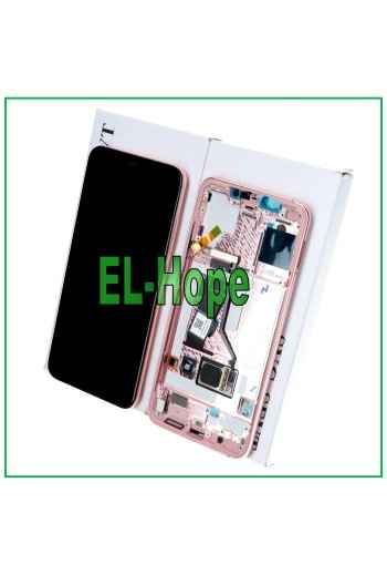Cadre d e'cran LCD tactile d origine pour Xiaomi Mi 8 Pro, verre rose - Or rose
