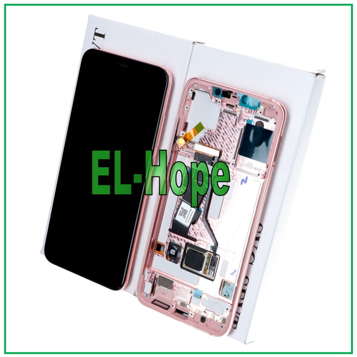 Cadre d e'cran LCD d origine pour Xiaomi Mi 8 Pro, e'cran tactile, verre rose et or rose