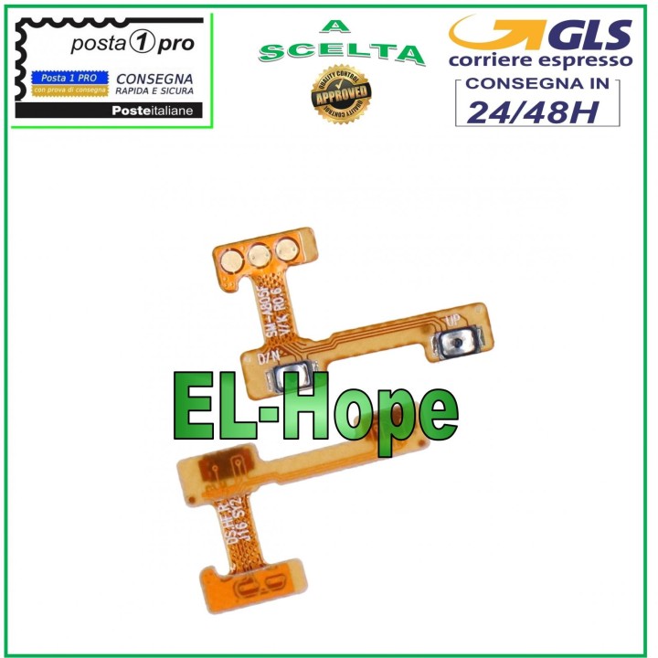 Touches late'rales plates et flexibles pour augmenter ou diminuer le volume sur Samsung Galaxy A80 SM-A805 A805F