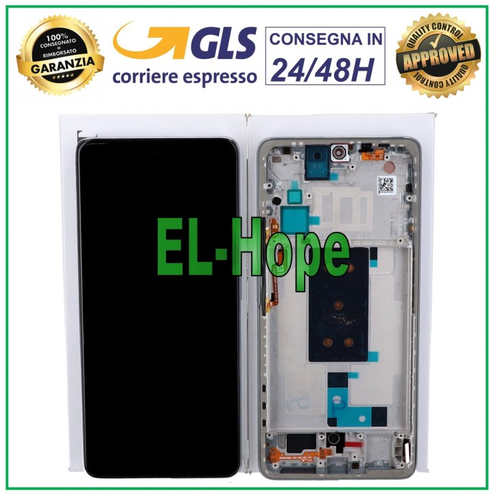 Écran tactile LCD d origine Xiaomi Mi 11T 21081111RG / 11T Pro 2107113SG Argent