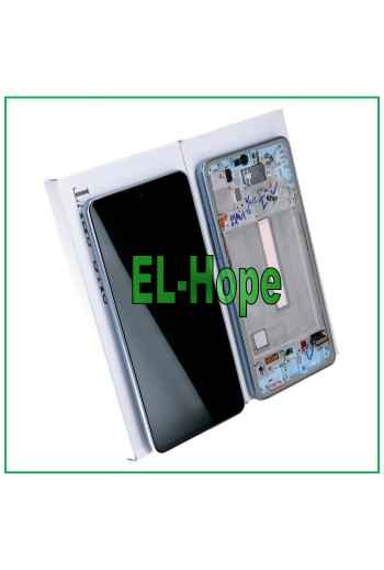 ÉCRAN LCD + CADRE ORIGINAL SAMSUNG GALAXY A53 5G 2022 SM A536 A536B TACTILE BLEU