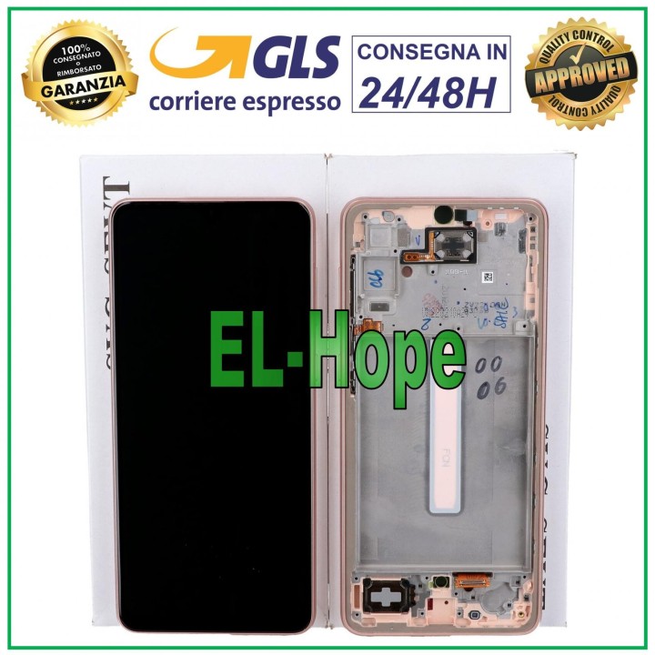 Cadre et e'cran d origine pour Samsung A33 5G SM-A336F A336B Touch Gold Oro GH82-28143D