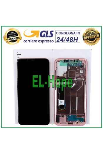 Écran LCD tactile d origine + cadre Xiaomi Mi8 Mi 8 M1803E1A M1803E1C Verre rose