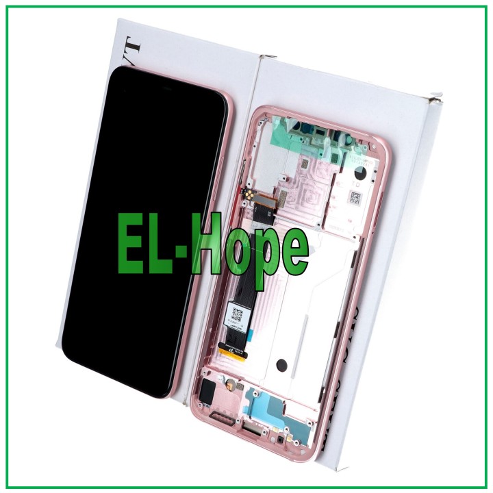Écran LCD tactile d origine + cadre Xiaomi Mi8 Mi 8 M1803E1A M1803E1C Verre rose