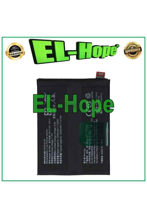 Batterie BLP801 pour OnePlus 8T KB2003 4500 mAh 2ICP6/32/80 e'quivalente a' l original