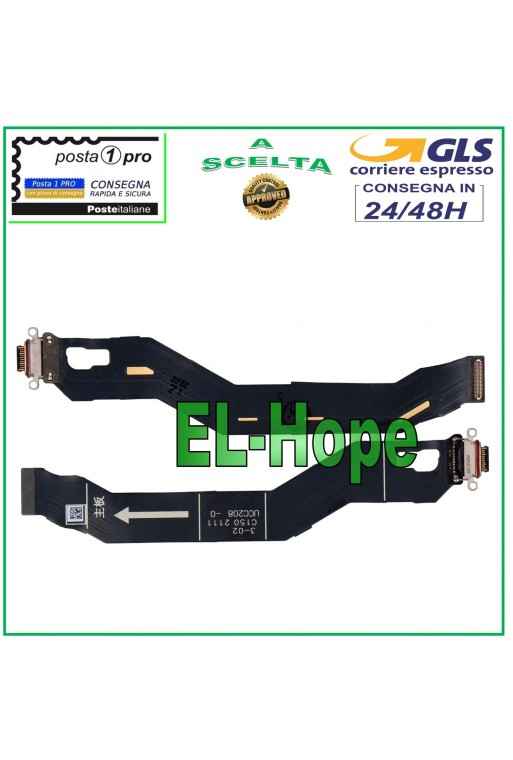 Connecteur de charge plat et flexible pour OPPO Find X3 Pro CPH2173 Type C