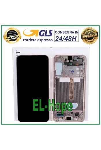 Écran LCD d origine Samsung Galaxy S22+ Plus 2022 SM-S906 tactile rose or