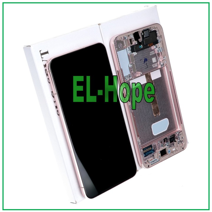 Écran d origine Samsung S22+ Plus SM-S906 tactile rose et or GH82-27500D