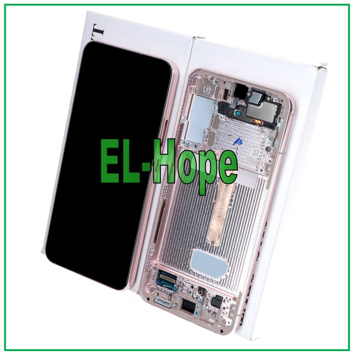 Écran d origine Samsung S22+ Plus SM-S906 tactile rose et or GH82-27500D