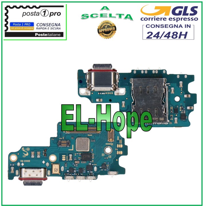 Connecteur de charge Samsung Galaxy S21 FE 5G SM G990E + Microphone + Lecteur SIM