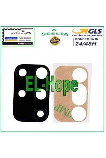 Verre de lentille d appareil photo arrie're pour Samsung Galaxy M31S M317 Noir
