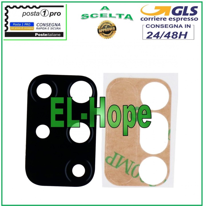 Verre de lentille d appareil photo arrie're pour Samsung Galaxy M31S M317 Noir