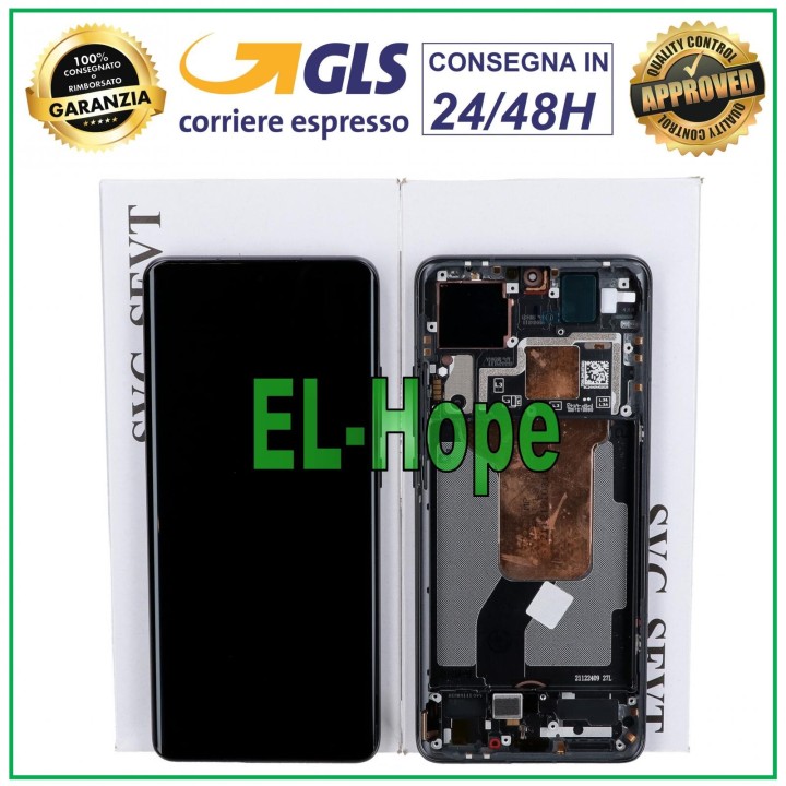 Écran tactile LCD 100% original pour Xiaomi 12 2022 / 12X 5G / 12S, cadre noir
