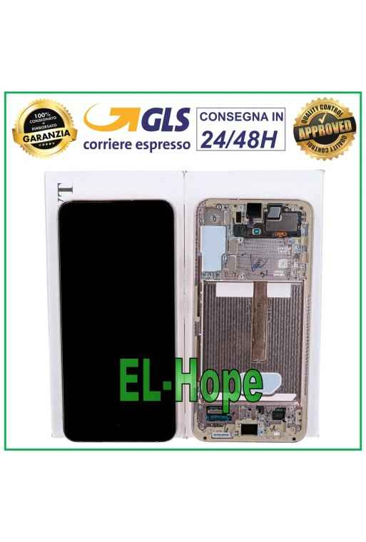 Écran LCD + cadre d origine Samsung Galaxy S22+ Plus 2022 SM-S906 Touch Violet