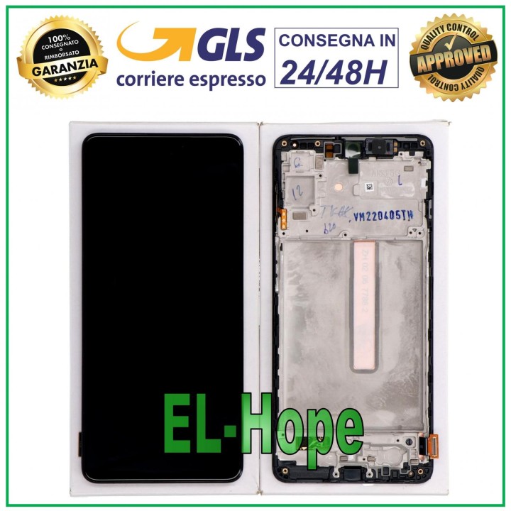Cadre et e'cran d origine pour Samsung M53 5G SM-M536 SM-M536B, e'cran tactile GH82-28812A