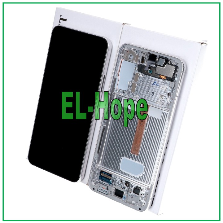 Écran + cadre d origine Samsung S22 Plus 2022 SM-S906 tactile blanc GH82-27500B