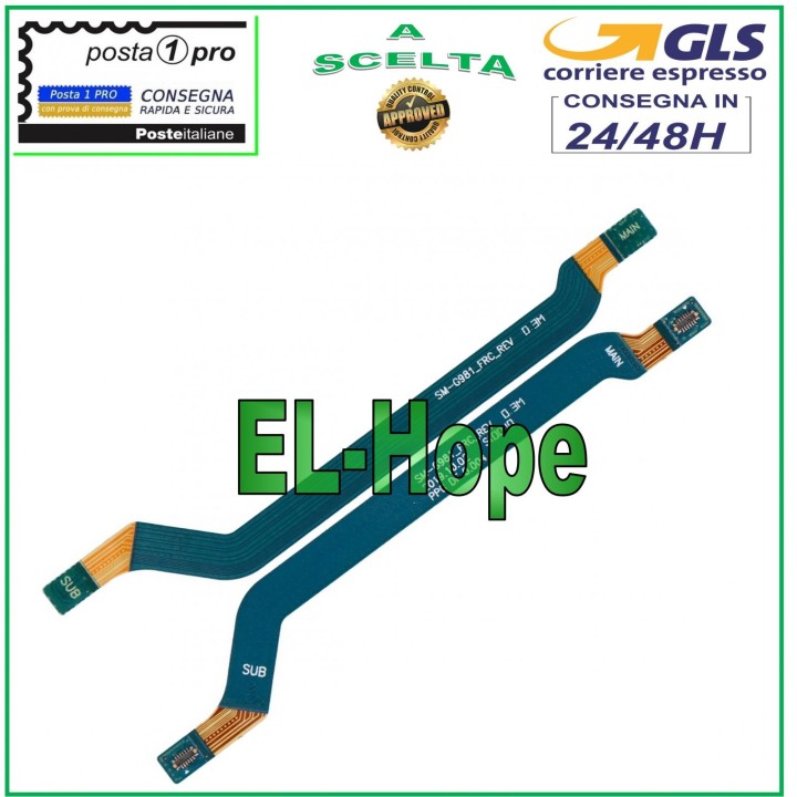 Câble coaxial plat et flexible pour antenne Samsung Galaxy S20 SM-G980 G981
