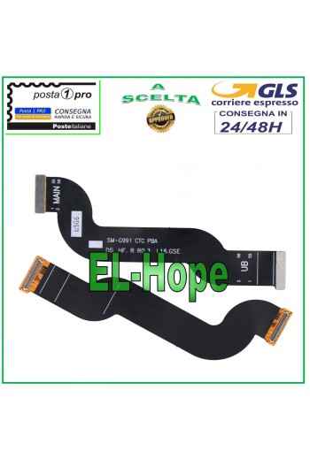 Carte me're avec e'cran LCD plat et flexible pour Samsung Galaxy S21 SM-G991