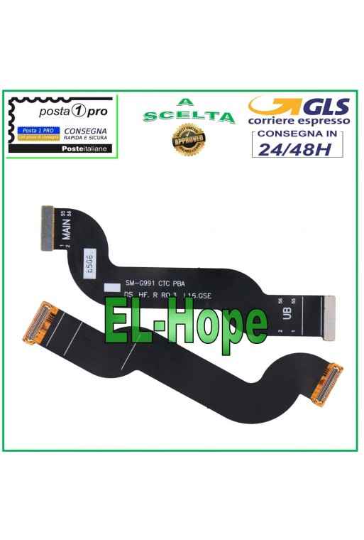 Carte me're avec e'cran LCD plat et flexible pour Samsung Galaxy S21 SM-G991