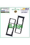 COMPARTIMENT DE CHARIOT POUR CARTE NANO SIM SD SAMSUNG GALAXY A10 SM A105 F/DS NOIR