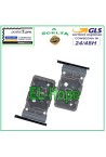 Compartiment pour carte SIM double nano Samsung Galaxy S21 5G SM G991 F Noir