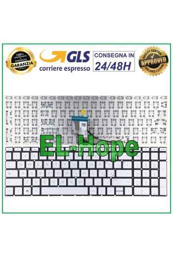 Clavier ITA pour ordinateur portable HP 15-DW 15-DW2023NL 15-DW0070NL 15-DW1076NL, argent