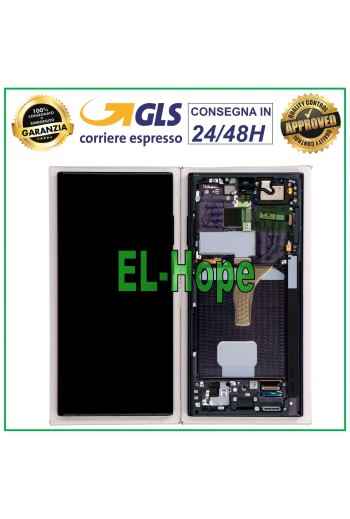 Écran LCD d origine Samsung Galaxy S22 Ultra SM-S908, e'cran tactile noir