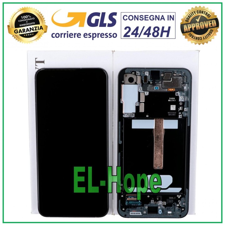 Écran d origine Samsung S22+ Plus 2022 SM-S906 tactile gris graphite GH82-27500E
