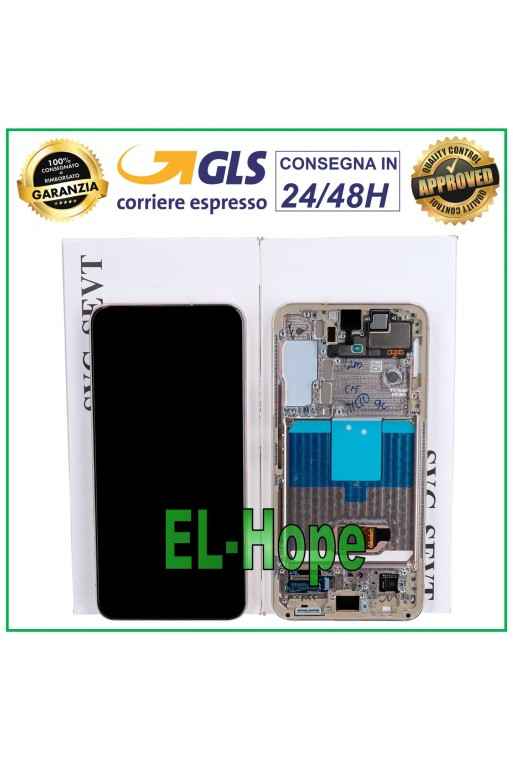 ÉCRAN LCD + CADRE ORIGINAL SAMSUNG GALAXY S22 2022 SM-S901 TACTILE VIOLET
