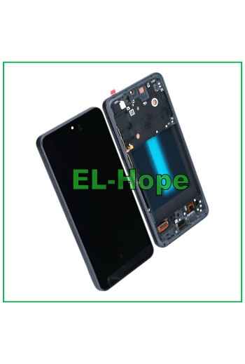 Écran LCD OLED + châssis pour Samsung Galaxy S21 FE SM-G990B, e'cran tactile noir