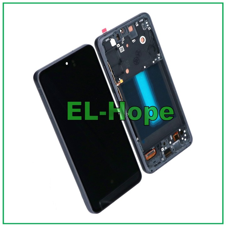 Écran LCD OLED + châssis pour Samsung Galaxy S21 FE SM-G990B, e'cran tactile noir