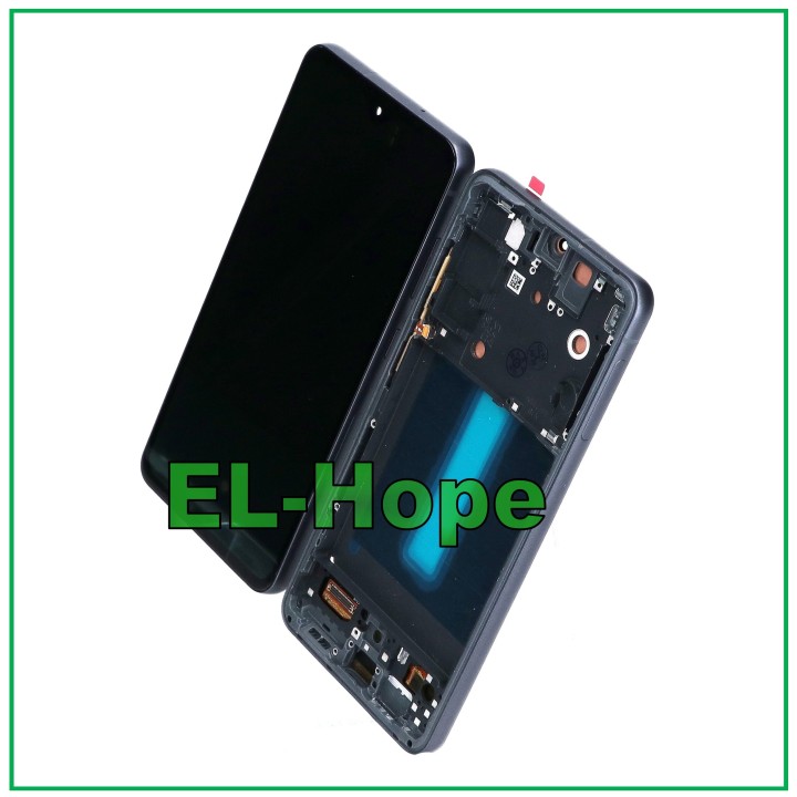 Écran LCD OLED + châssis pour Samsung Galaxy S21 FE SM-G990B, e'cran tactile noir