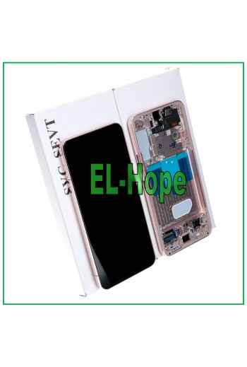 Écran LCD d origine Samsung Galaxy S22 2022 SM-S901 tactile or rose