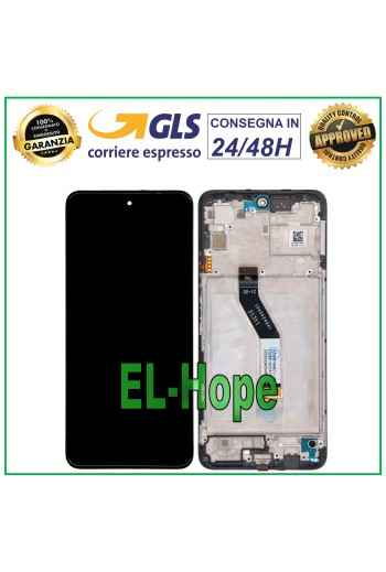 Écran LCD + châssis tactile Xiaomi Redmi Note 11 5G assemble' en verre noir