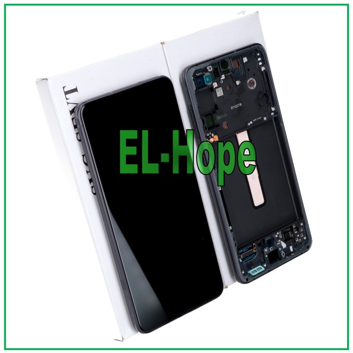 Cadre d e'cran d origine SAMSUNG S21 FE SM-G990 Touch Gris GH82-26420A
